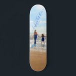 Custom Photo and Text Skateboard Your Own Design<br><div class="desc">Custom Photo and Text Skateboards - Unique Your Own Design - Personalized Family / Friends or Personal Skateboard Gift - Add Your Text and Photo - Resize and move elements with Customization tool ! Good Luck - Be Happy :)</div>