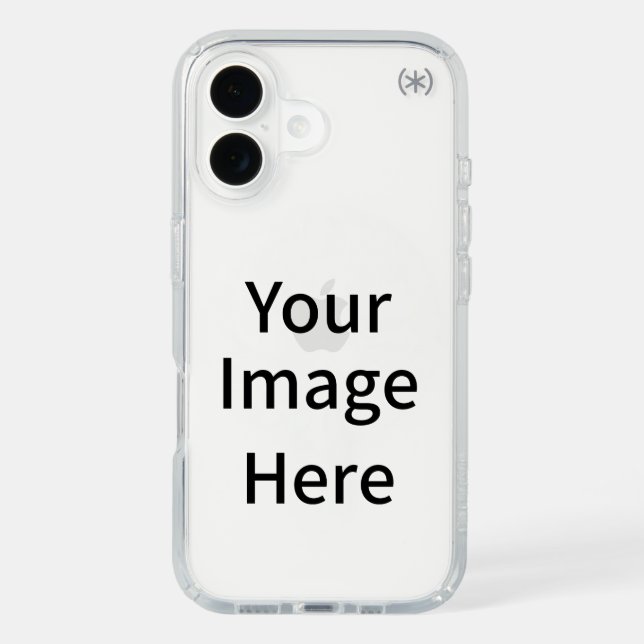 Custom photo and text speck iPhone case (Front)