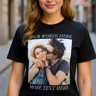 Custom Photo and Text T-Shirt