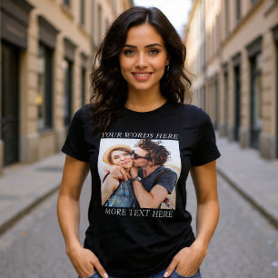 Custom Photo and Text T-Shirt