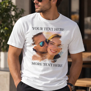 Custom Photo and Text T-Shirt