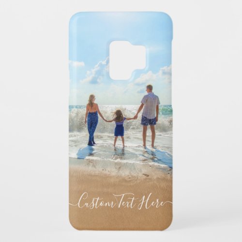 Custom Photo and Text _ Unique Your Own Design  Case_Mate Samsung Galaxy S9 Case