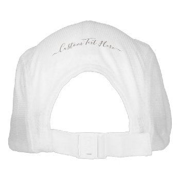 Custom Photo And Text - Unique Your Own Design  Hat by Migned at Zazzle