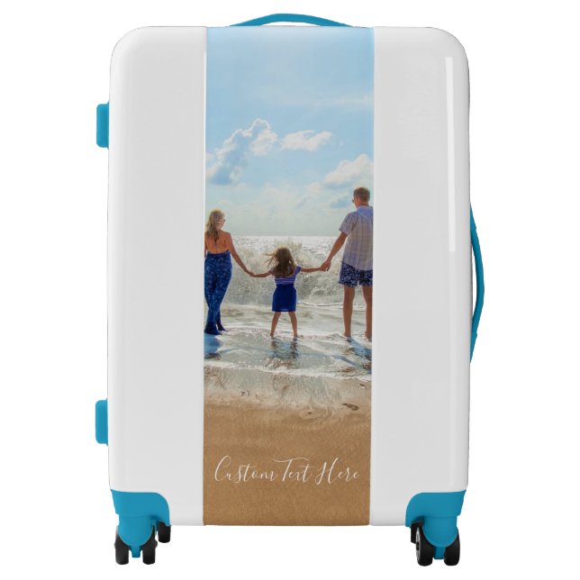 Custom Photo and Text - Unique Your Own Design -   Luggage (Front)