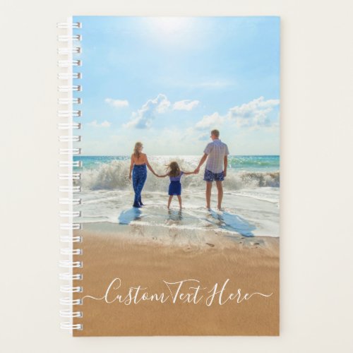 Custom Photo and Text _ Unique Your Own Design _   Planner