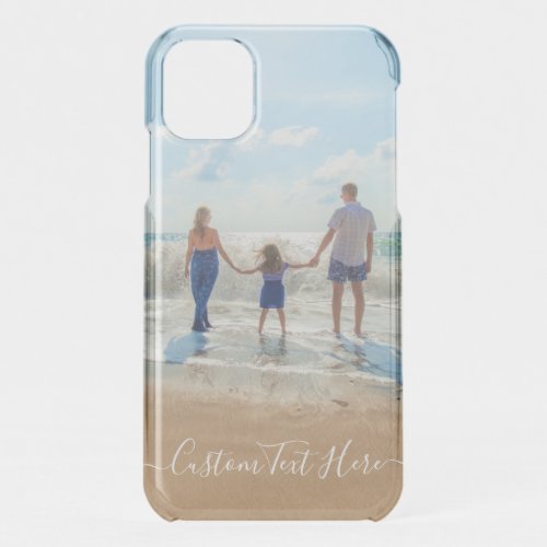 Custom Photo and Text _ Unique Your Own Design _   iPhone 11 Case