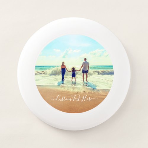 Custom Photo and Text - Unique Your Own Design  - Wham-O Frisbee