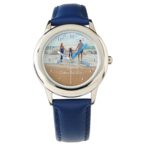 Custom Photo and Text Watch Your Own Design 