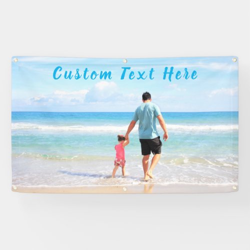Custom Photo and Text _ Your Own Design _ Best DAD Banner