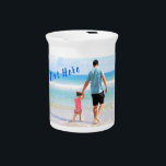 Custom Photo and Text - Your Own Design - Best DAD Beverage Pitcher<br><div class="desc">Custom Photo and Text - Your Own Design - Special - Personalized Family / Friends or Personal Gift - Add Your Text and Photo - Resize and move or remove and add elements / image with customization tool. Choose / add your favorite font / text color ! You can transfer...</div>