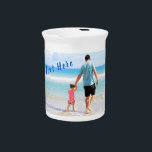 Custom Photo and Text - Your Own Design - Best DAD Beverage Pitcher<br><div class="desc">Custom Photo and Text - Your Own Design - Special - Personalized Family / Friends or Personal Gift - Add Your Text and Photo - Resize and move or remove and add elements / image with customization tool. Choose / add your favorite font / text color ! You can transfer...</div>