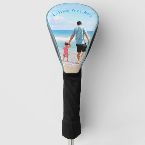 Custom Photo and Text _ Your Own Design _ Best DAD Golf Head Cover
