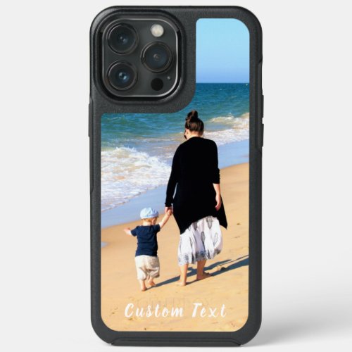 Custom Photo and Text _ Your Own Design _ Best Mom iPhone 13 Pro Max Case