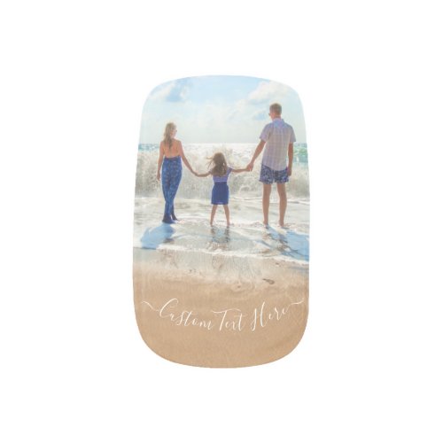 Custom Photo and Text _ Your Own Design _ Family Minx Nail Art