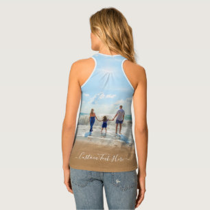 Custom Photo and Text - Your Own Design - Family Tank Top