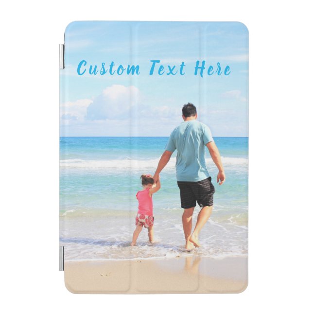 Custom Photo and Text - Your Own Design - For Dad iPad Mini Cover (Front)