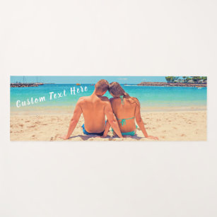 Custom Photo and Text - Your Own Design - Modern Yoga Mat