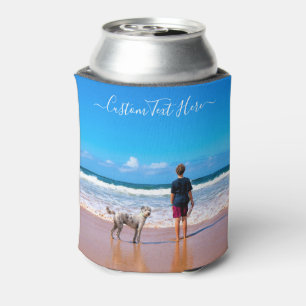 Custom Photo and Text - Your Own Design - My Pet Can Cooler
