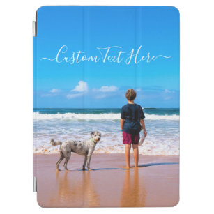 Custom Photo and Text - Your Own Design - My Pet   iPad Air Cover