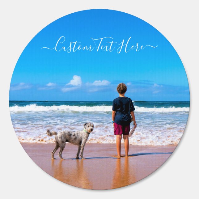 Custom Photo and Text - Your Own Design - My Pet   Sign (Front)