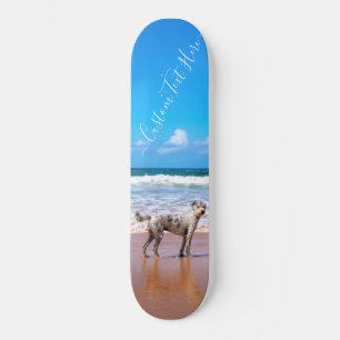 Custom Photo and Text - Your Own Design - My Pet Skateboard