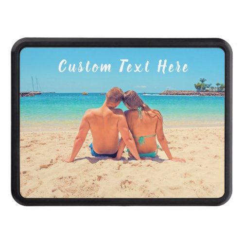 Custom Photo and Text _ Your Own Design _ Special  Hitch Cover