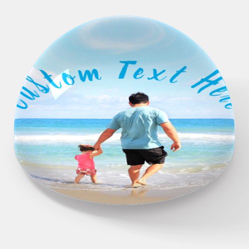 Custom Photo and Text _ Your Own Design _ Special  Paperweight