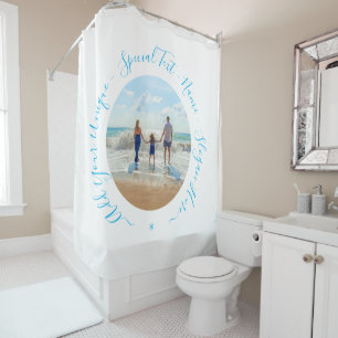 Custom Photo and Text - Your Own Design - Special Shower Curtain