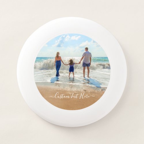 Custom Photo and Text _ Your Own Design _ Special  Wham_O Frisbee