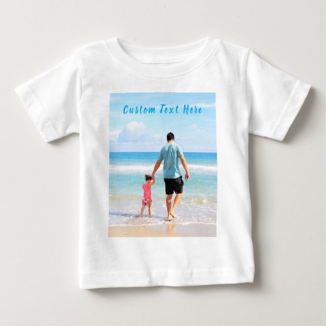 Custom Photo and Text - Your Own Design - Sweet Baby T-Shirt (Front)