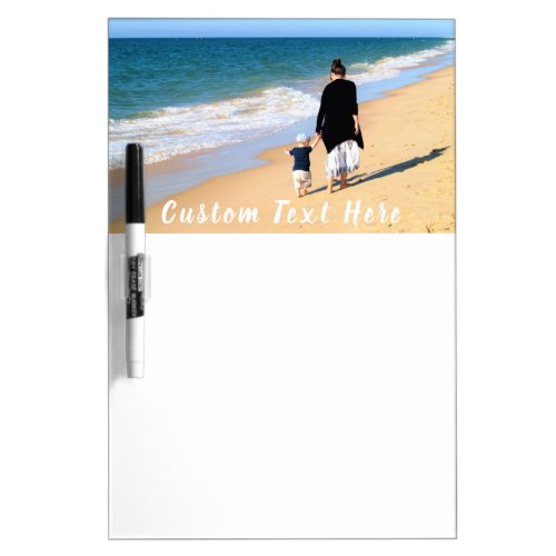 Custom Photo and Text Your Own Design _ With MOM  Dry Erase Board
