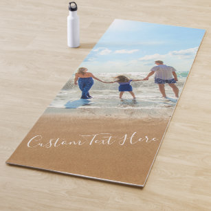 Custom Photo and Text - Your Own Unique Design Yoga Mat