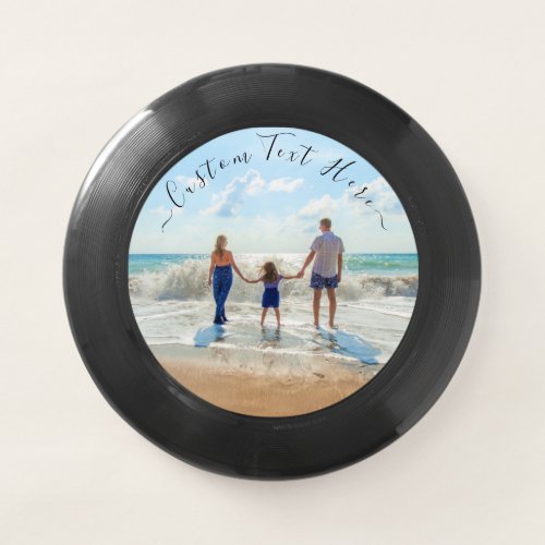 Custom Photo and Text Your Summer Wham_O Frisbee