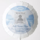 Custom Photo Angel Wings Memorial Balloon