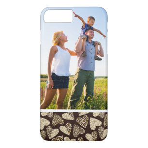 Custom Photo Animal skin with hearts iPhone 8 Plus/7 Plus Case