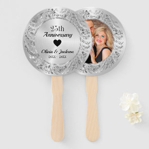 Custom Photo Anniversary Hand Fan
