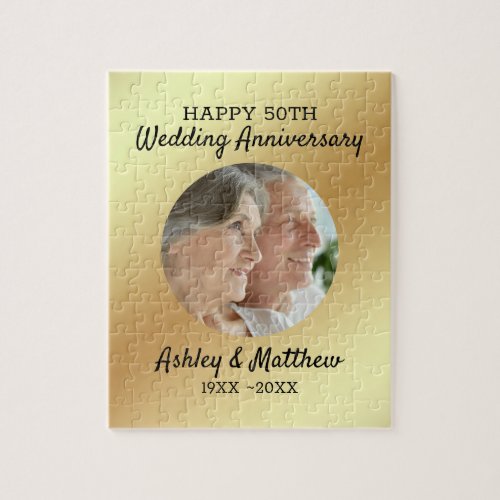 Custom Photo Anniversary  Jigsaw Puzzle