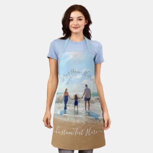 Custom Photo Apron Gift Your Photos and Text Name
