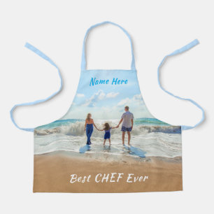 Custom Photo Apron Your Photos Name Best Chef Ever