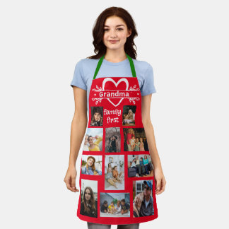Custom Photo Aprons, Personalized Photo Collage Apron