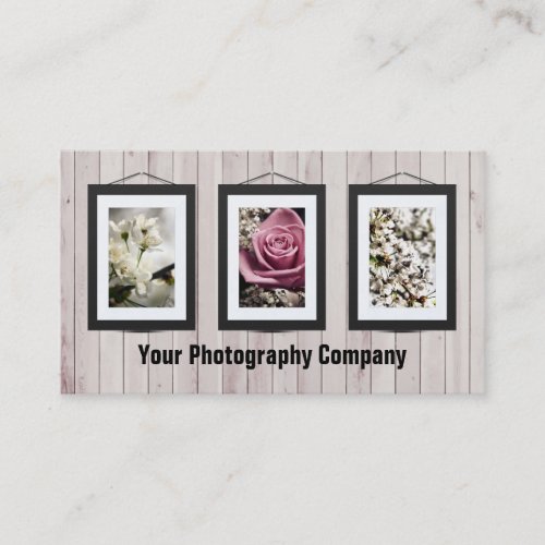 Custom Photo Art Gallery Business Cards