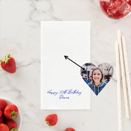 Custom Photo Art Slogan Create It Yourself Paper Guest Towels