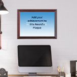 Custom Photo Artwork Logo Name Quote Achievement Award Plaque<br><div class="desc">Personalize Simplistic Art,  add name or photo. Looks good on anything. ⭐PERSONALIZE this template with your artwork. ⭐EDIT it further to make more changes. ⭐TRANSFER this design to any product. Visit all my stores at bit.ly/SandyspiderStores (cut and paste).</div>