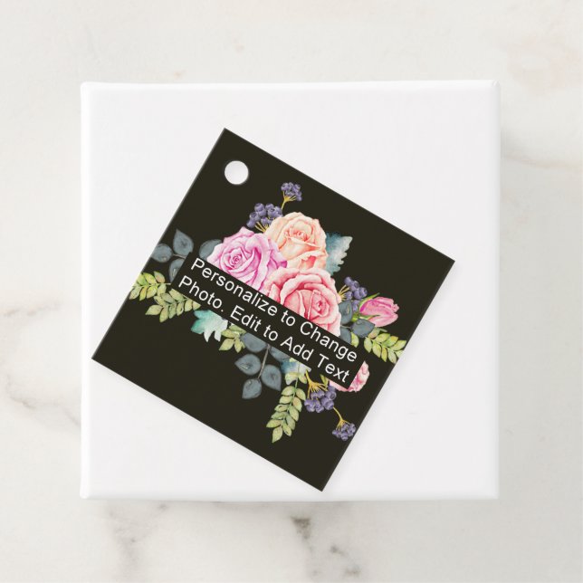 Custom Photo Artwork Name Message Favor Tags (In Situ)