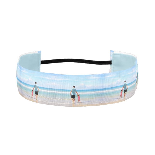 Custom Photo Athletic Headband with Your Photos (Front)