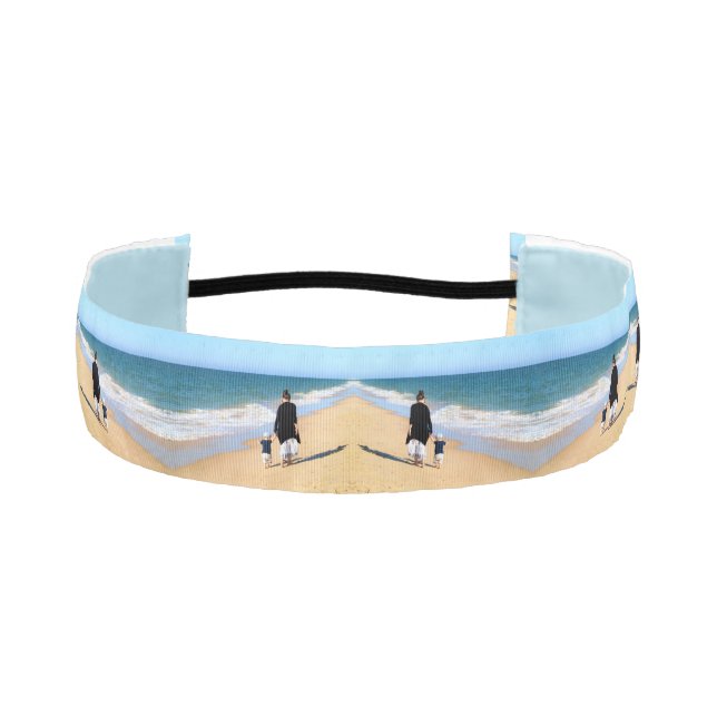 Custom Photo Athletic Headband Your Family Photos (Front)