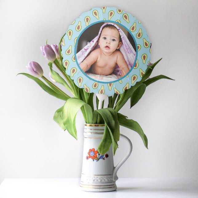 Custom Photo Avocado Pattern Party Balloon (Custom Photo Avocado Pattern Party Balloon)