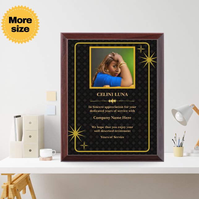 Custom Photo Award Plaque – Personalized Trophy Gi (Custom Photo Award Plaque – Personalized Trophy Gift!)