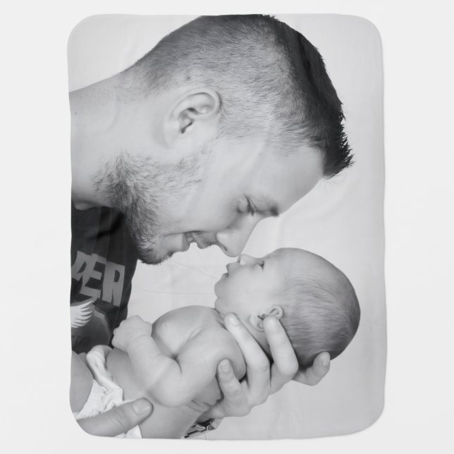 Custom Photo Baby Blanket (Front)