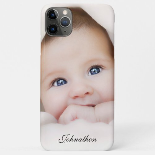 Custom Photo Baby Infant Boy Girl Personalize iPhone 11 Pro Max Case